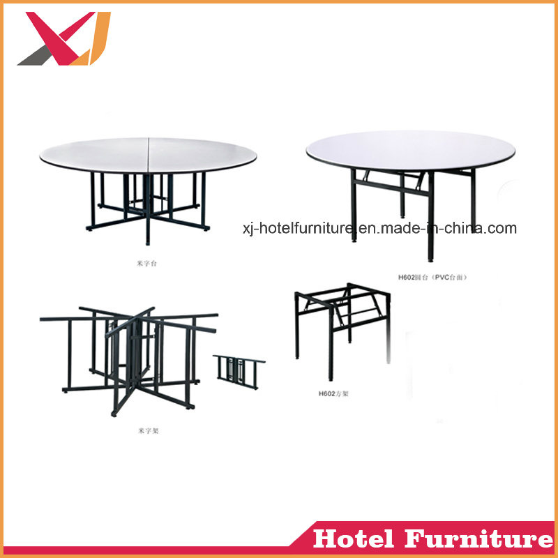 Round Wooden Banquet Table for Wedding/Restaurant/Hotel
