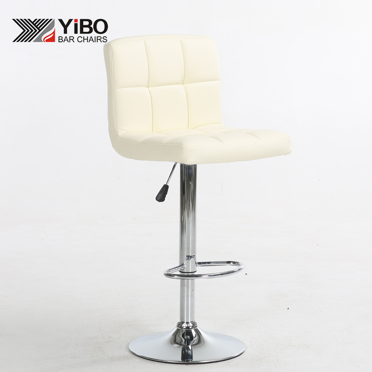 UK Fireproof Popular Adjustable Metal Chromed Bar Stool