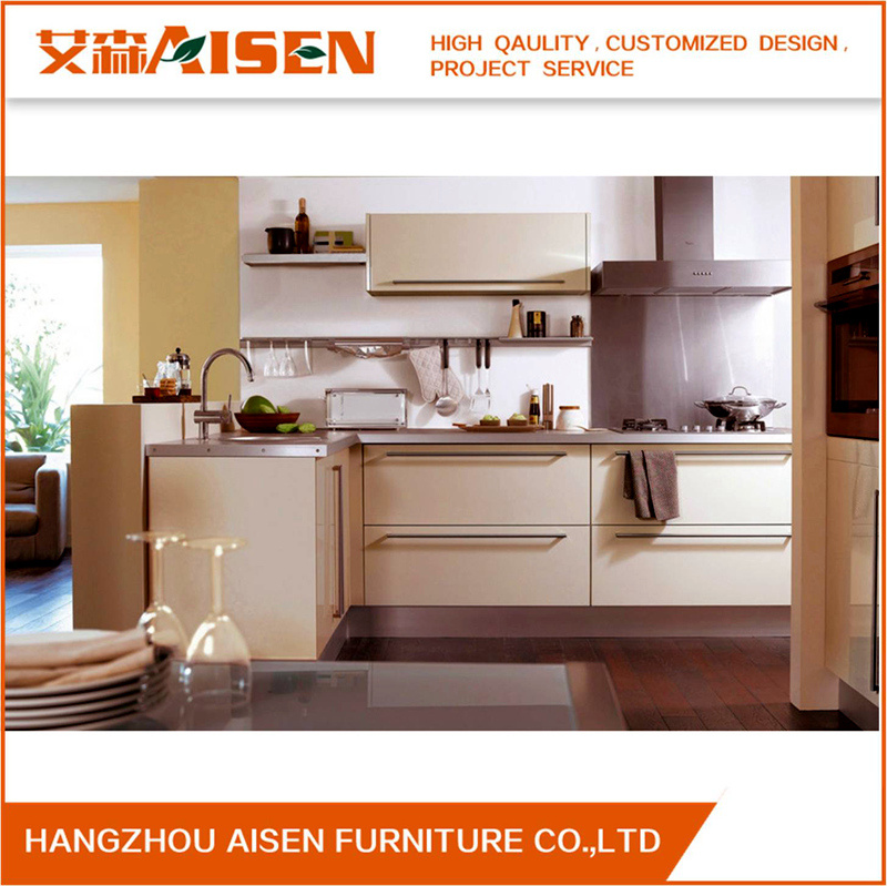 2018 China Factory Whole Set Small Cheap Lacquer Kitchen Cabinet Designs