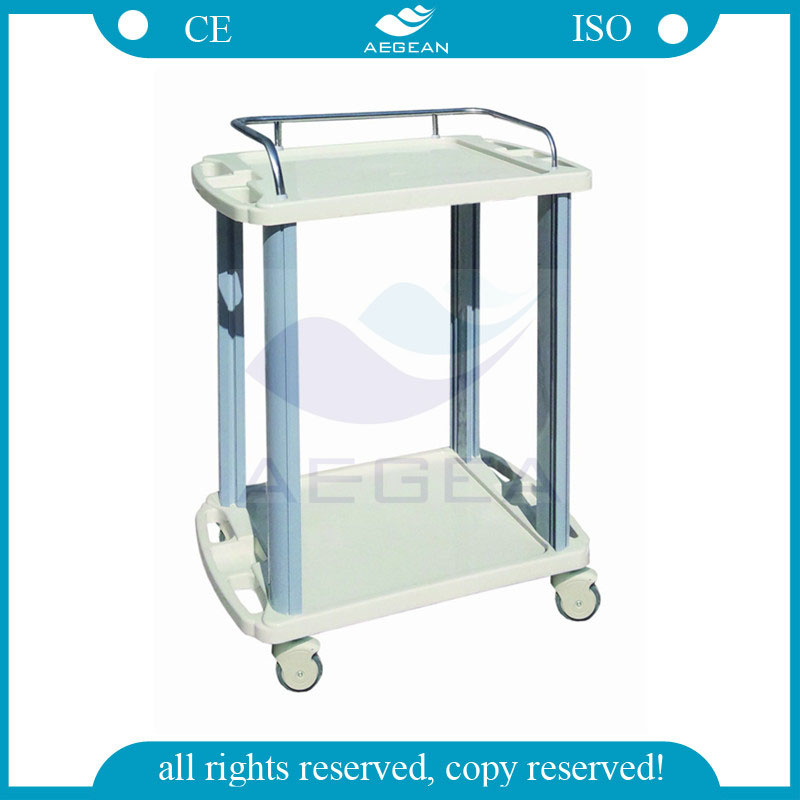 AG-Lpt005A Medical Hospital Cheap Emergency Trolley Cart with Wheels
