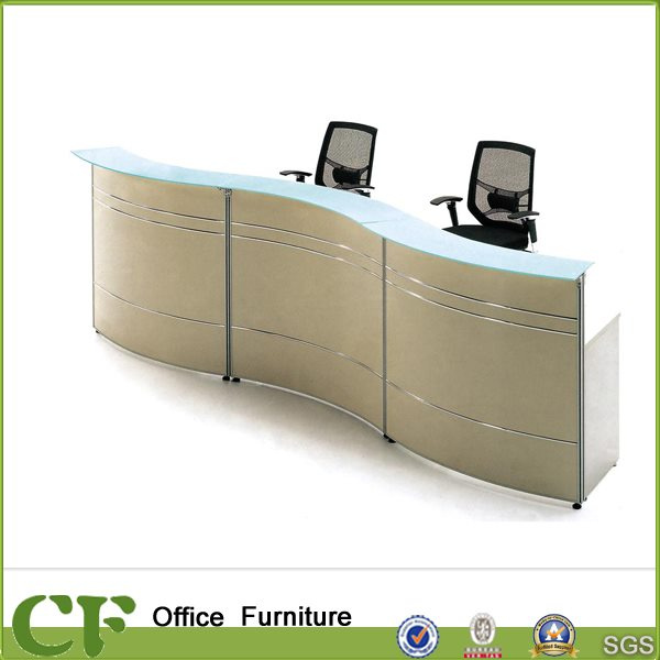 Receptionist Desk of Wave Shape (CD-85502)