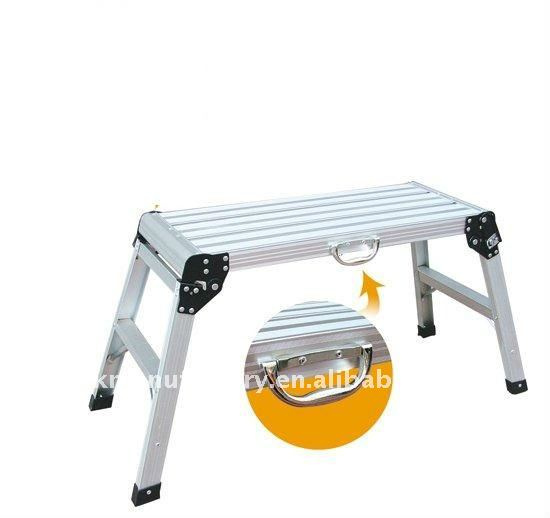 Easy Foldable Aluminium Work Platform Ladder
