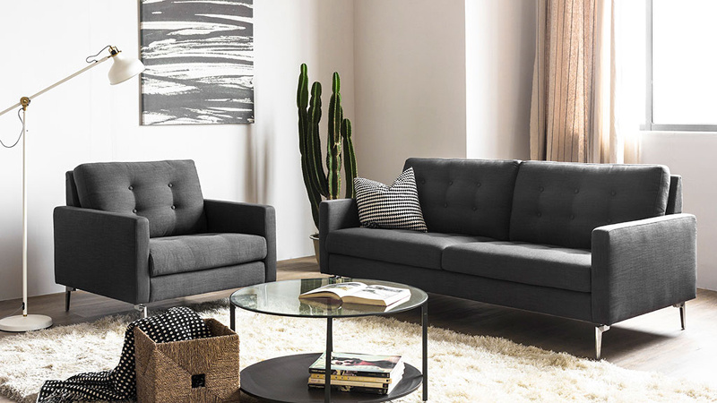 Hot-Selling Modern Home Furniture Living Room Fabric Sofa (HC044)