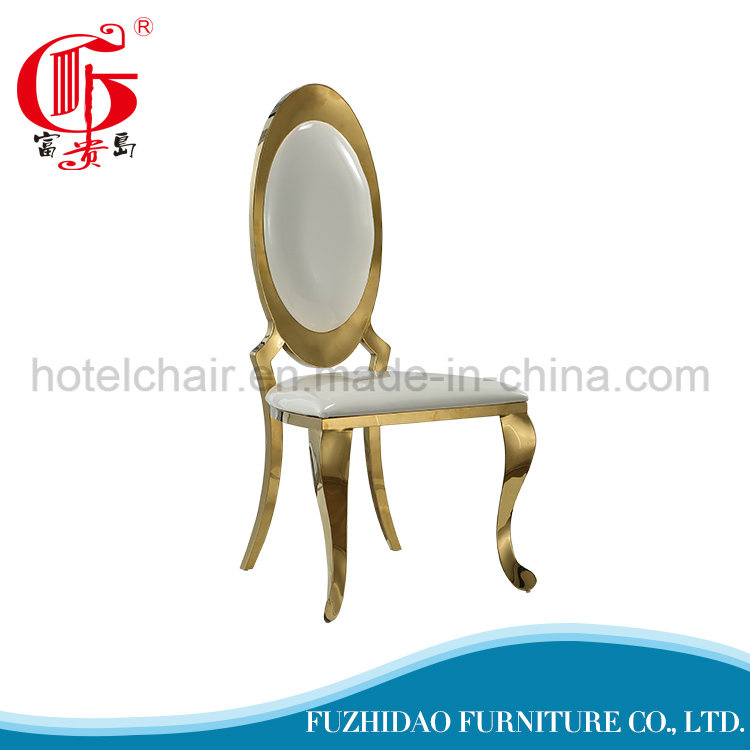 Modern Round Back Leisure Chair Stainless Steel Chair Dinner Chair