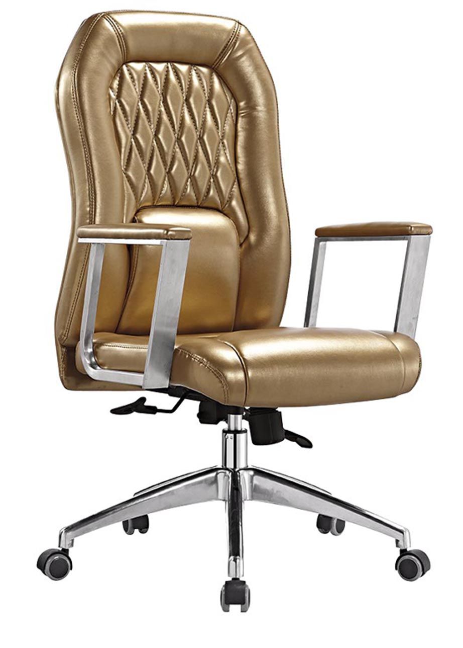 High Quality Middle Back Leather Office Meeting Chair (HF-B1505)