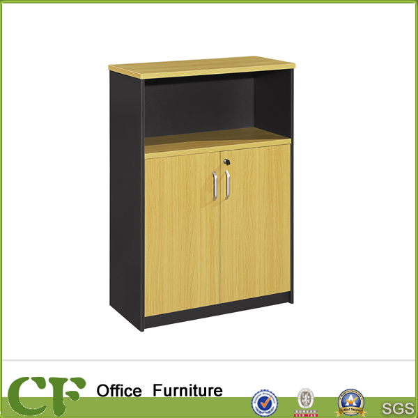 Office Storage System Melaminie Low Wood Office File Cabinet