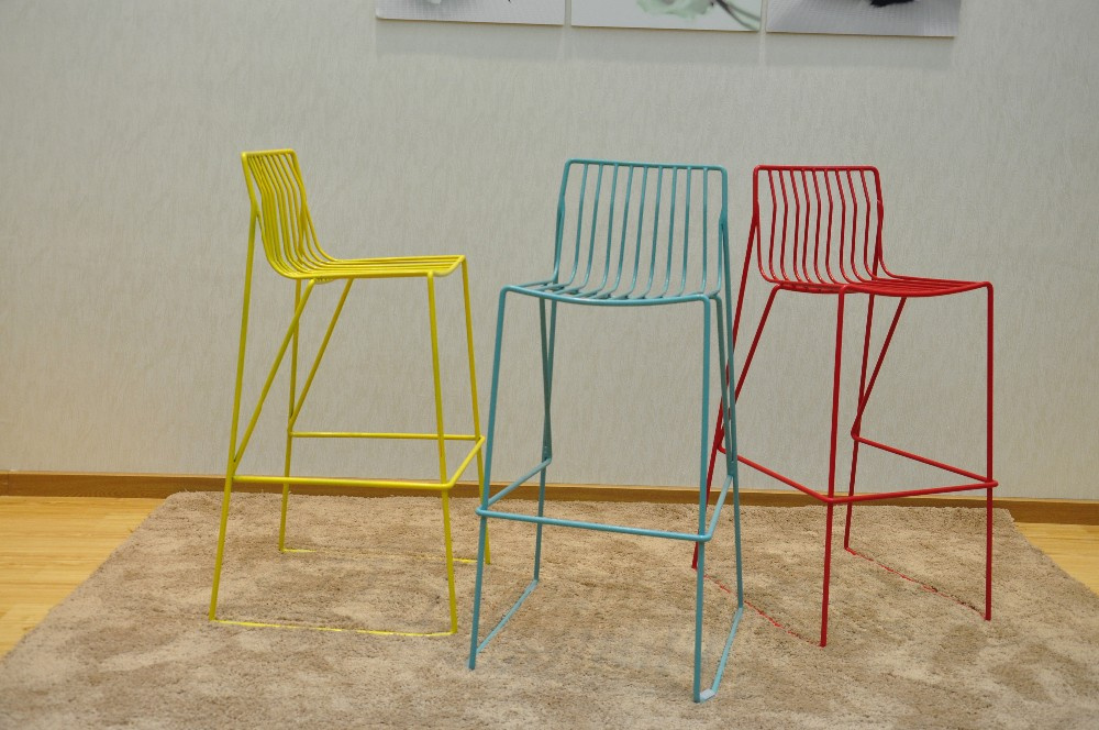 Colorful Outdoor Professional Metal Stool Chair