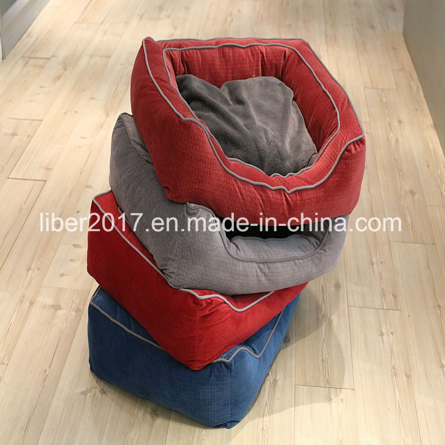 Dog Bedding Pet Sofa Cushion Rectangle Pet Bed with Removable Insert