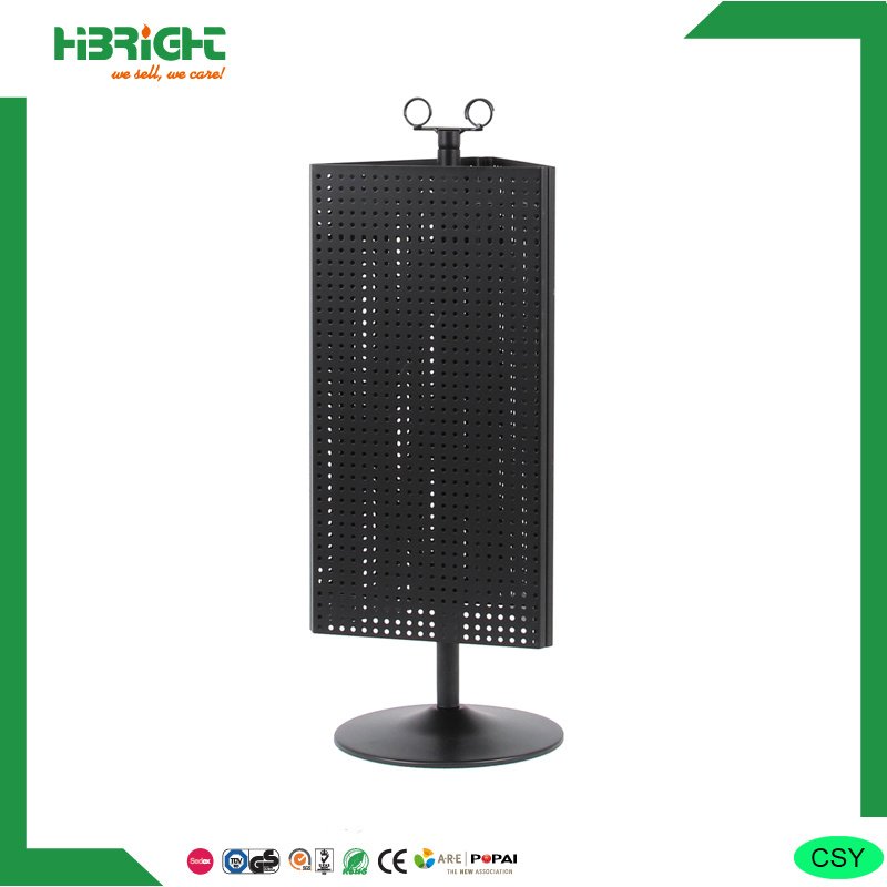 Metal Rotating Pegboard Display Stand