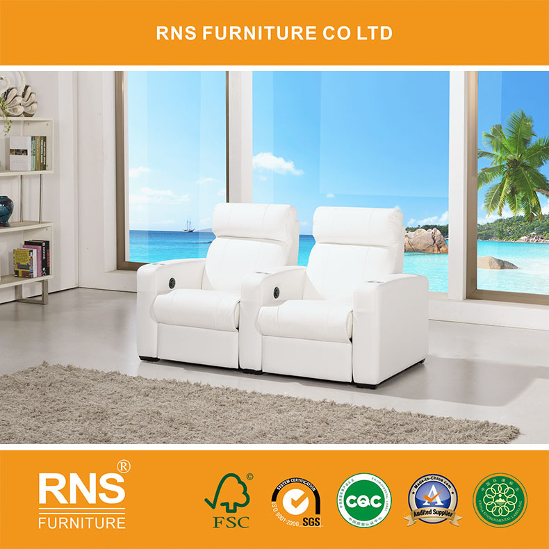 Home Theater Leather Recliner Sofa A380#