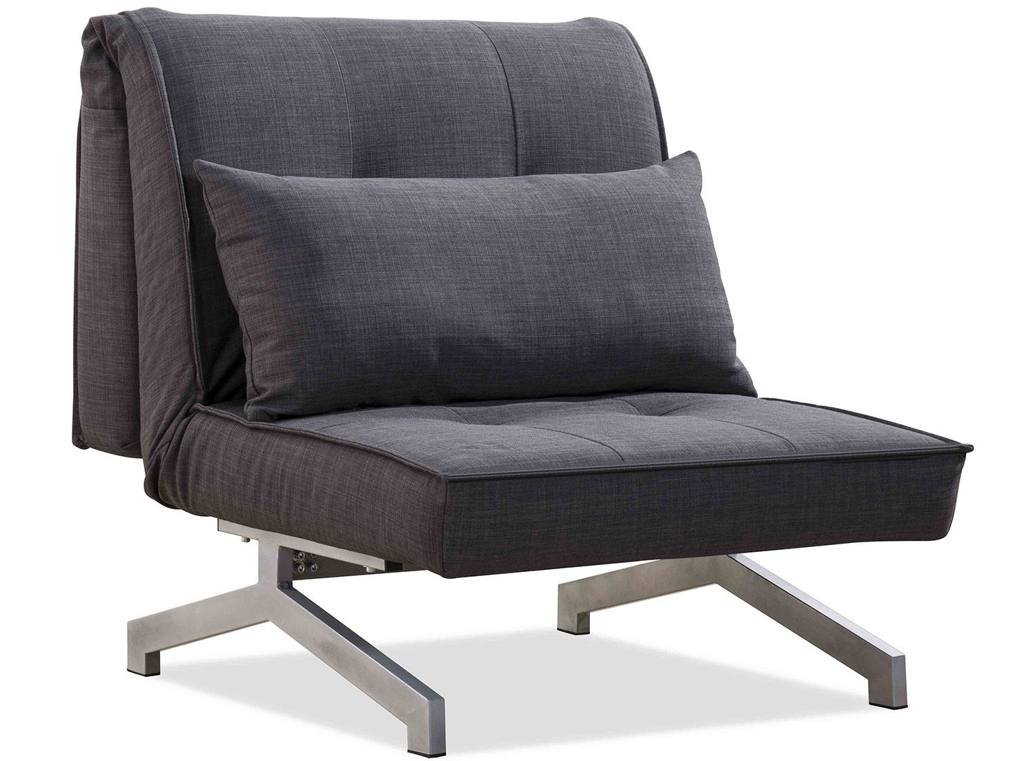 Single Foam Folding Corner Sleeper Sofa Bed with Fabric