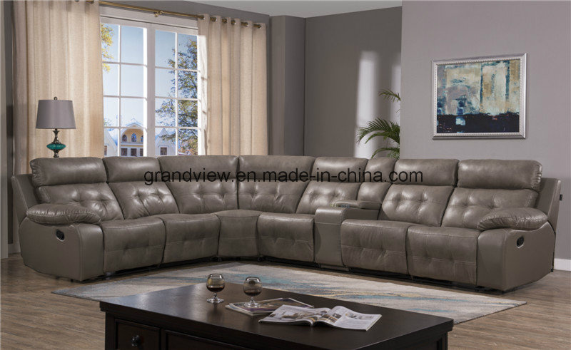 2017 New Luxury Big Sized Comfortable Sectional Recliner Sofa Couch with Storage Beige