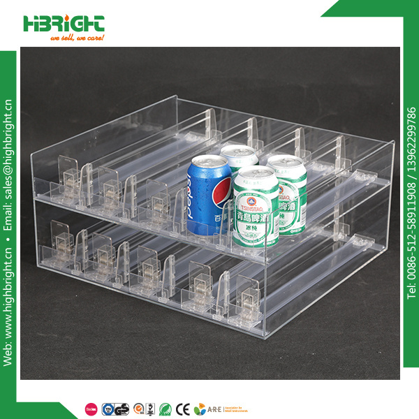 Supermarket Adjustable Divider Cigarette Spring Shelf Pusher