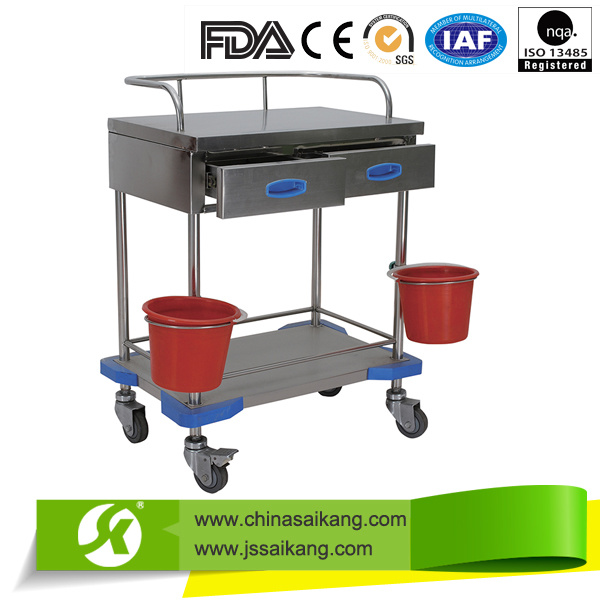 ISO9001&13485 Certification Simple Hospital Medical Trolley