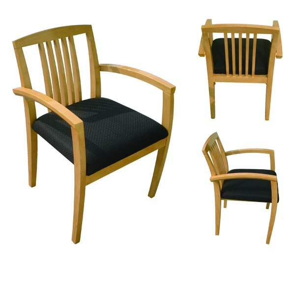 American Style Wood Office Visitor Chair for Meeting Room