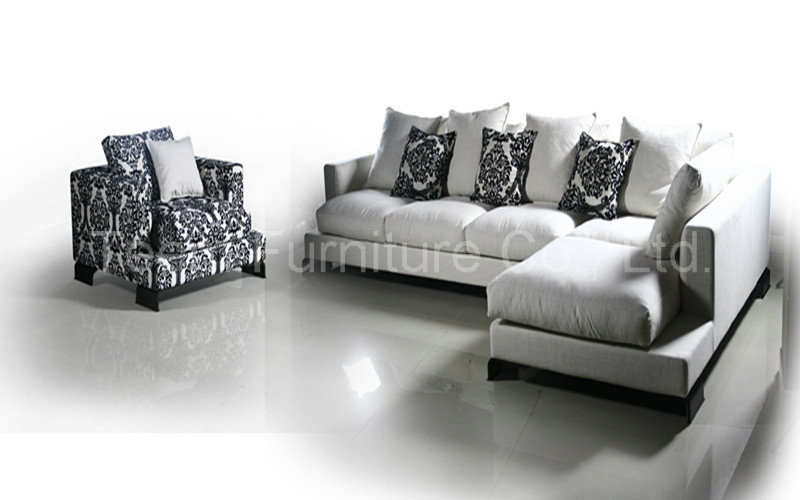 Modern Living Room Sofa Fabric Sofa Leather Sofa