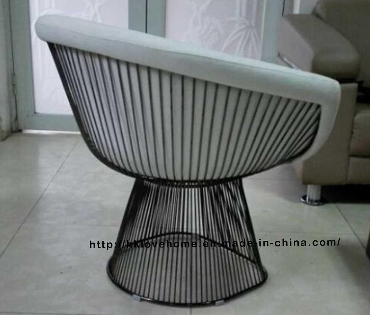 Metal Leisure Restaurant Replica Outdoor Furniture Wire Dining Chair