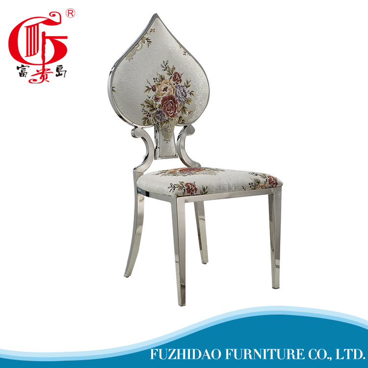 modern Design Stainless Steel with Fabric Chairs