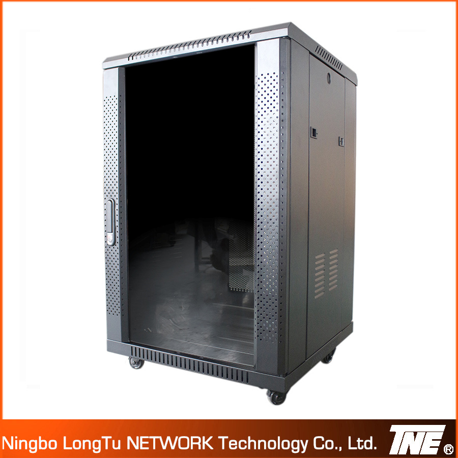 18u Floor Cabinet with Transparent Glass Door