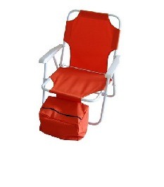 Armrest Folding Beach Chair with Cooler Bag (MW11012)