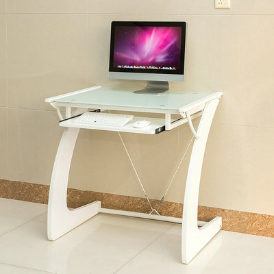 2016 Home Solid Oak Wooden Glass PC Computer Desk (FS-CD010)