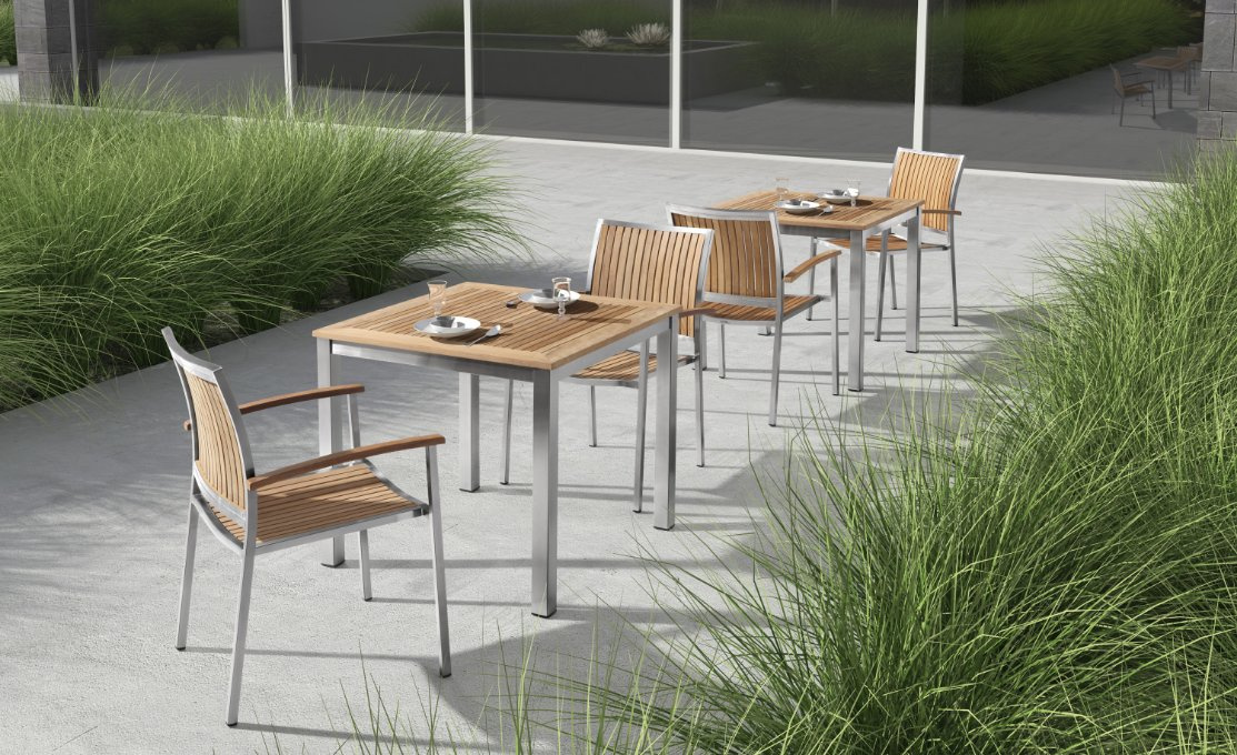 Teak Contract Square Table
