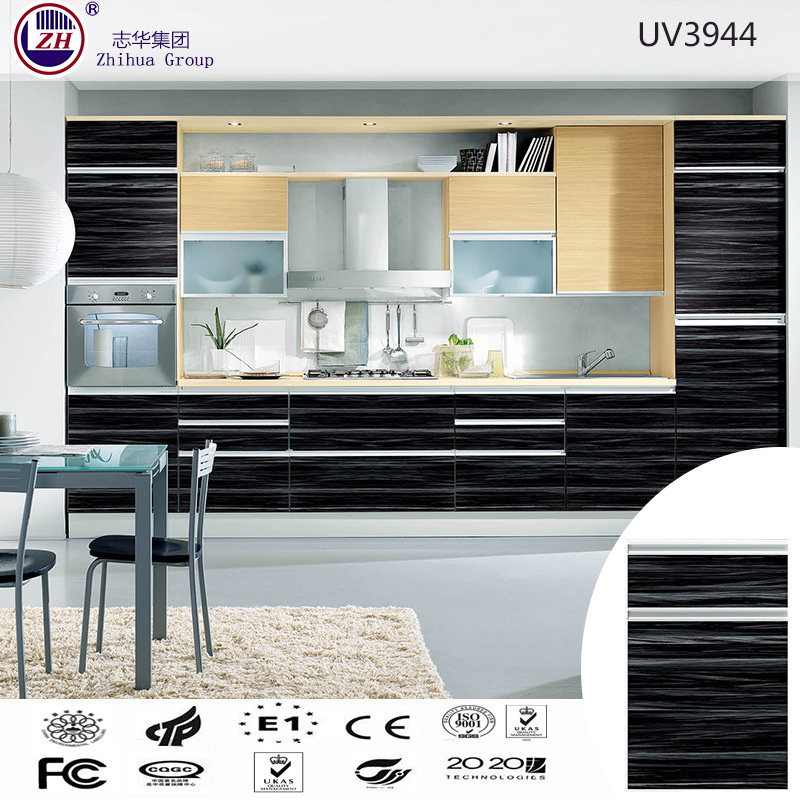 I Shape Wooden Kitchen Cabinet