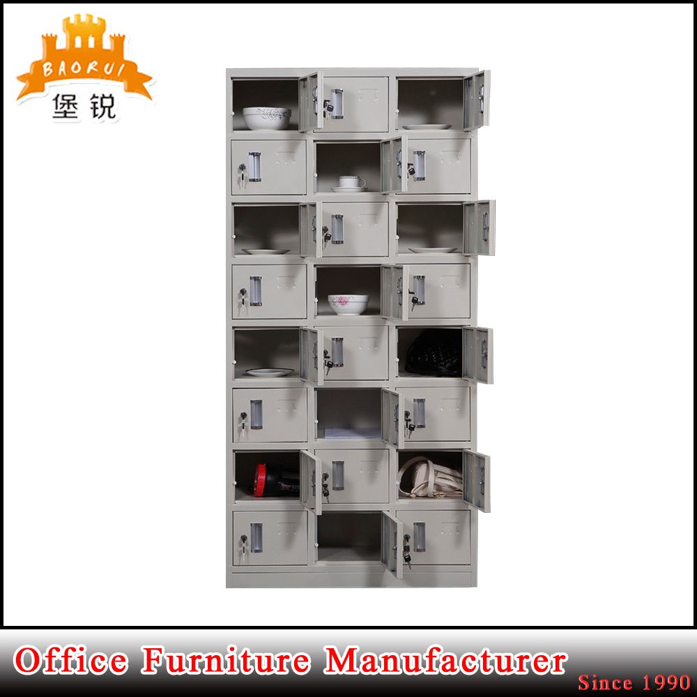 24 Door Gym Steel Storage Cabinets Metal Locker