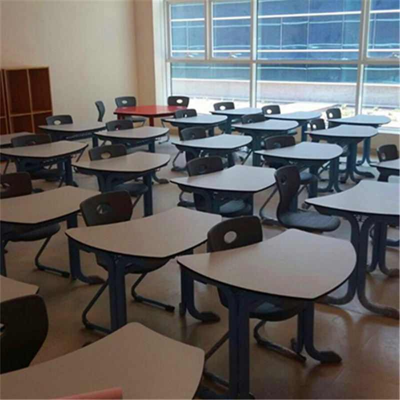 Plain Color and Woodgrain HPL Table for Students Used
