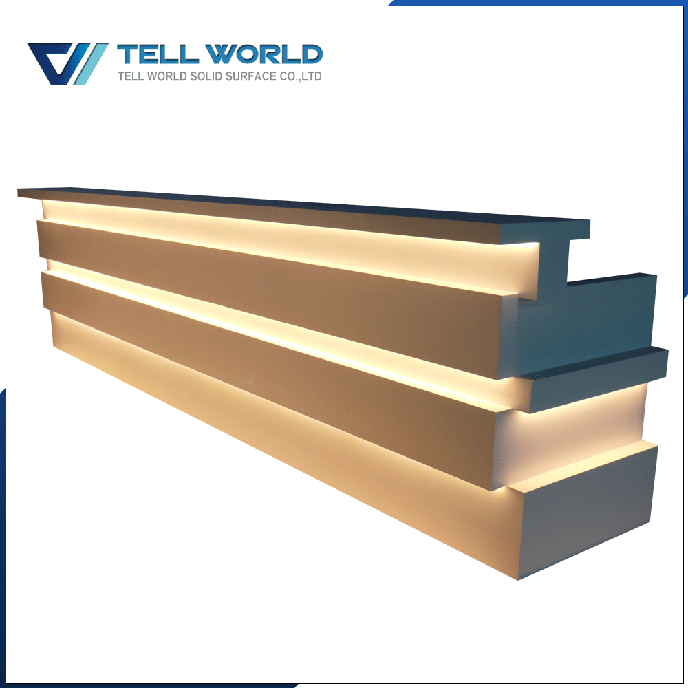 Fancy Design Corian Reception Desk