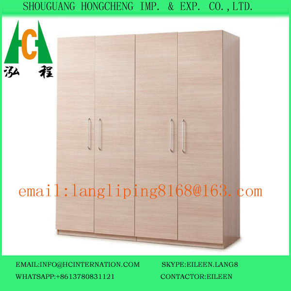 4doors Melamine MDF Wardrobe