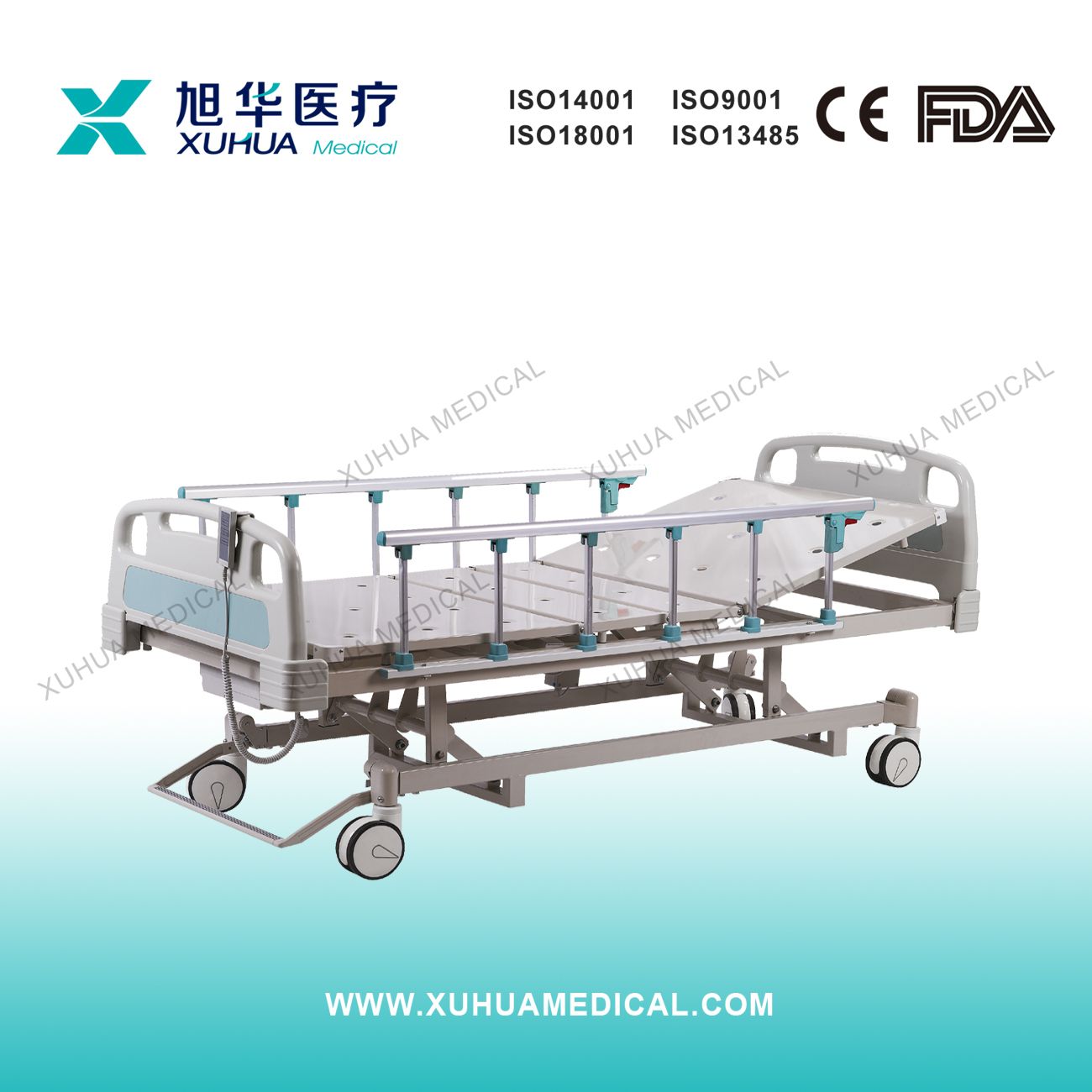 New Product, Three Functions Motorized Medical Bed (XH-16)