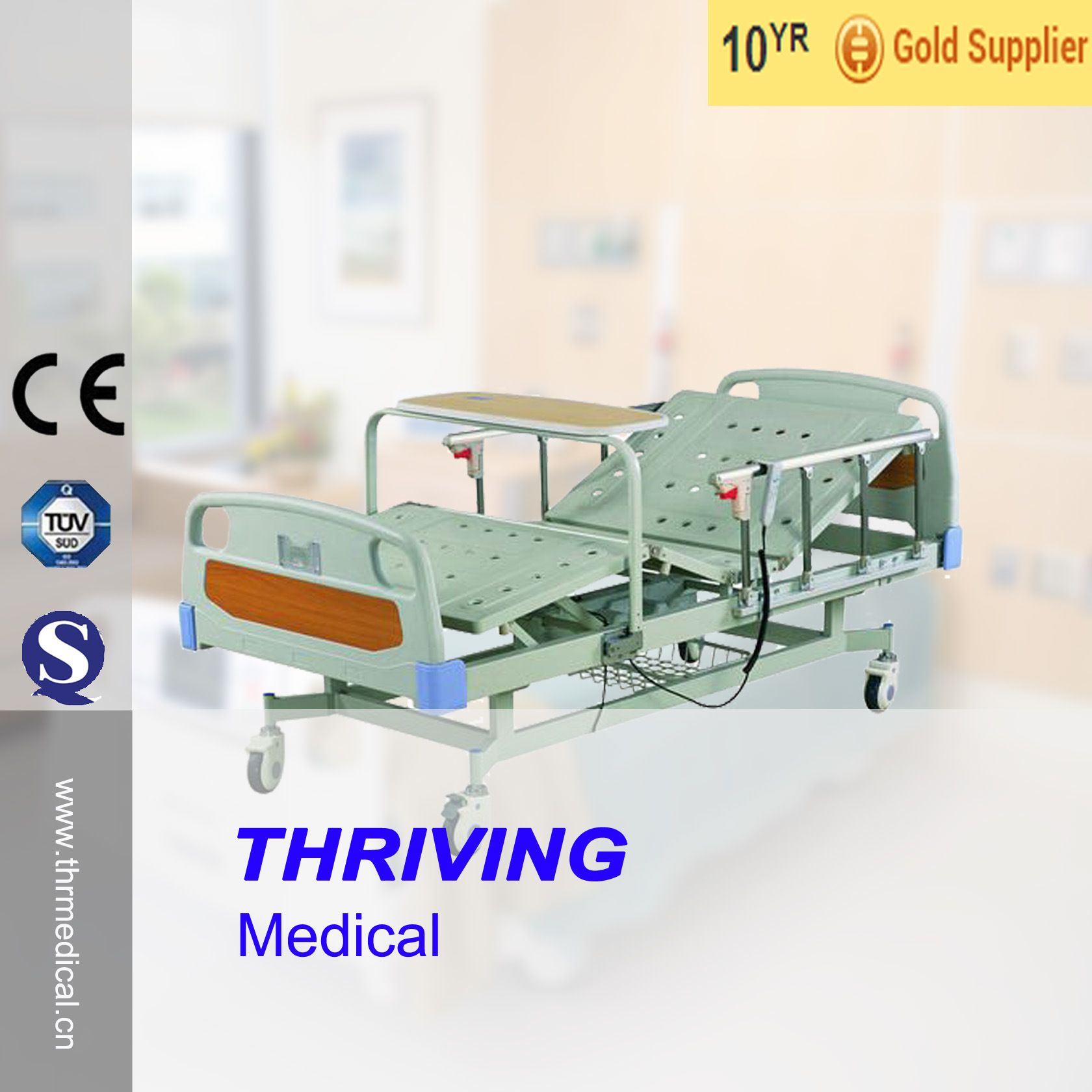 Thr-Eb222 Adjustable Electric Patient Bed with Two Functions