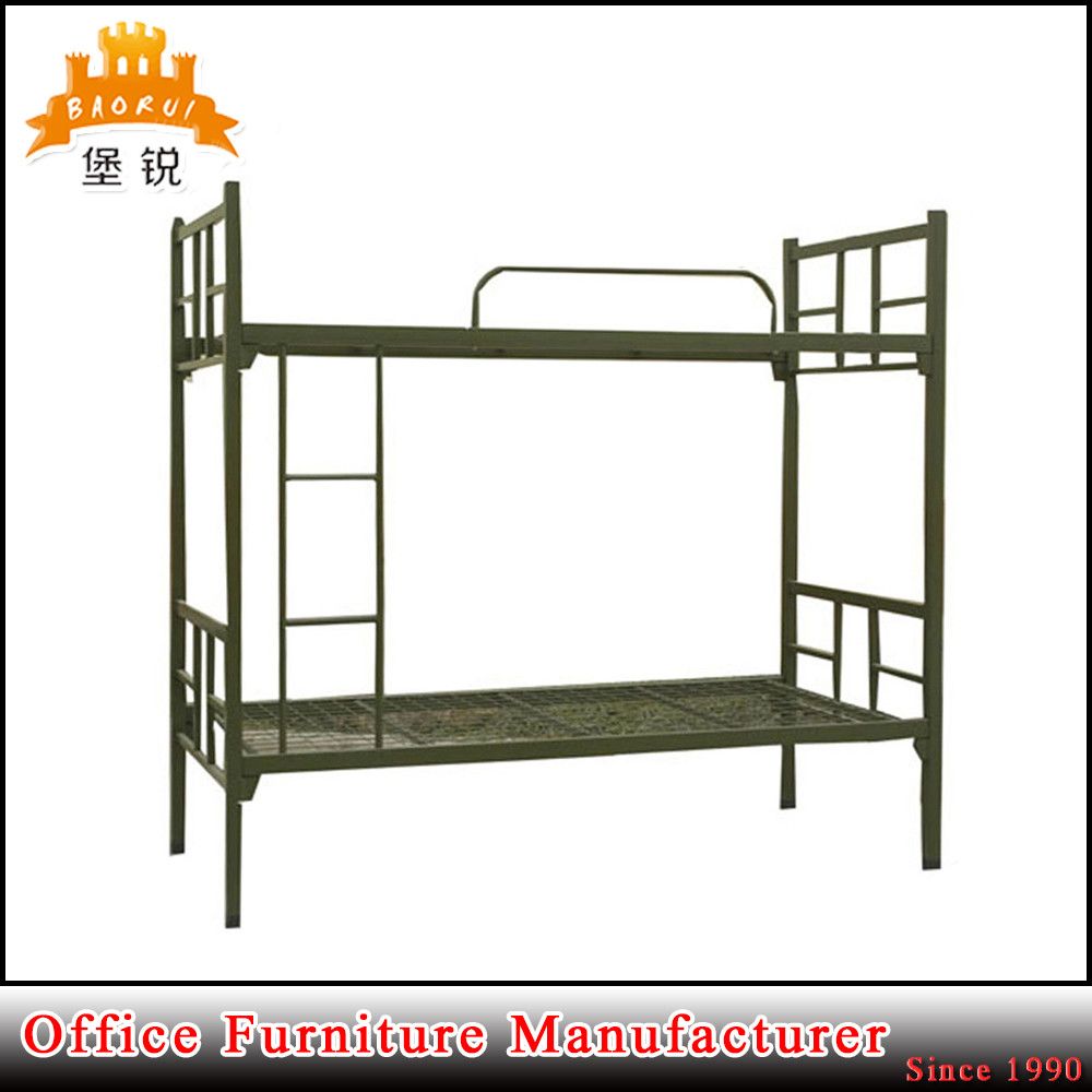 Low Price Students or Worker Use Strong 2 Tier Metal Dormitory Bunk Bed
