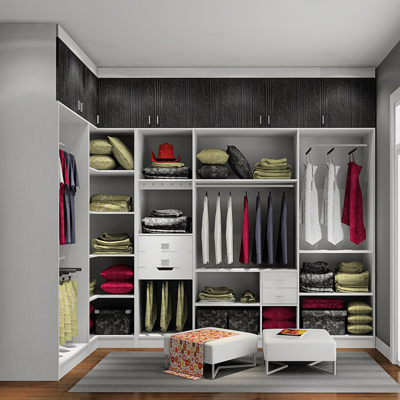 Bck Bedroom Wardrobes for Walk in Styles (melamine finished)