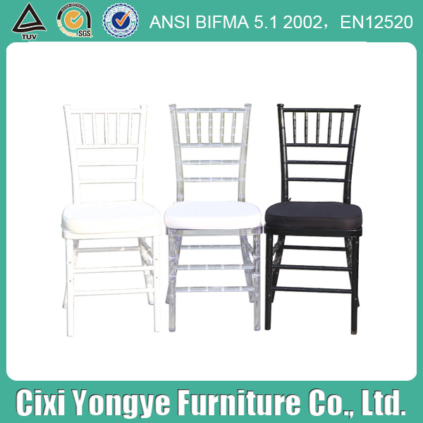 Plastic Resin Tiffany Chair in Three Colors