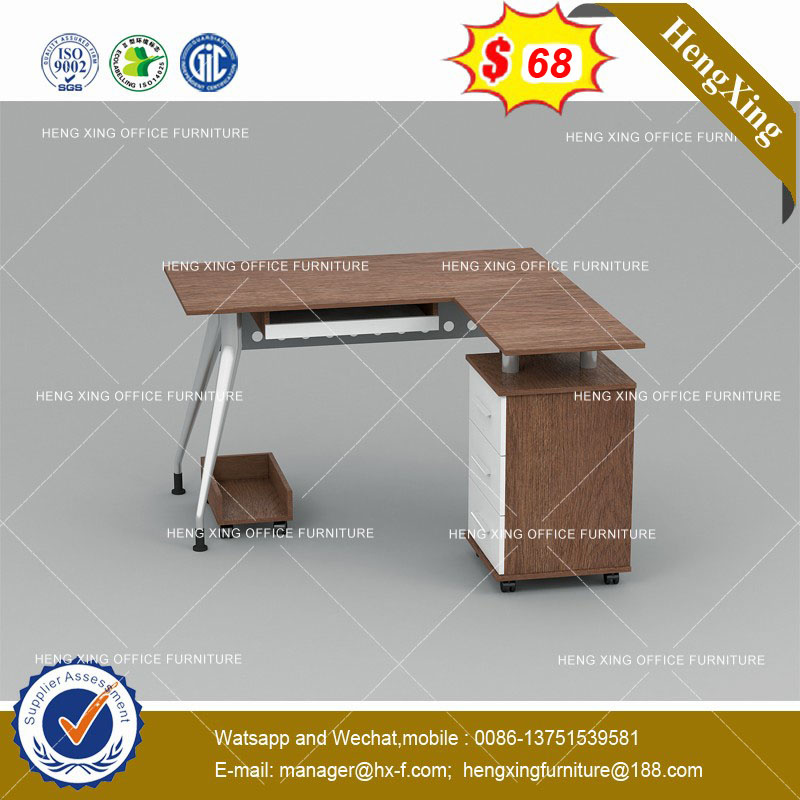 Guang Dong Standing Workstation Oak Color Computer Desk (HX-8NE001)