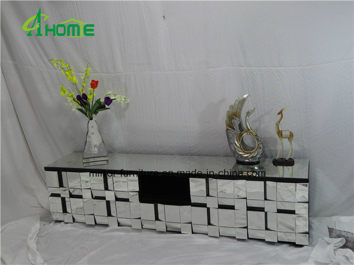 Mirrored Furniture Living Room TV Stand Mirrored TV & Media Furniture TV Stand Mirrored TV Console