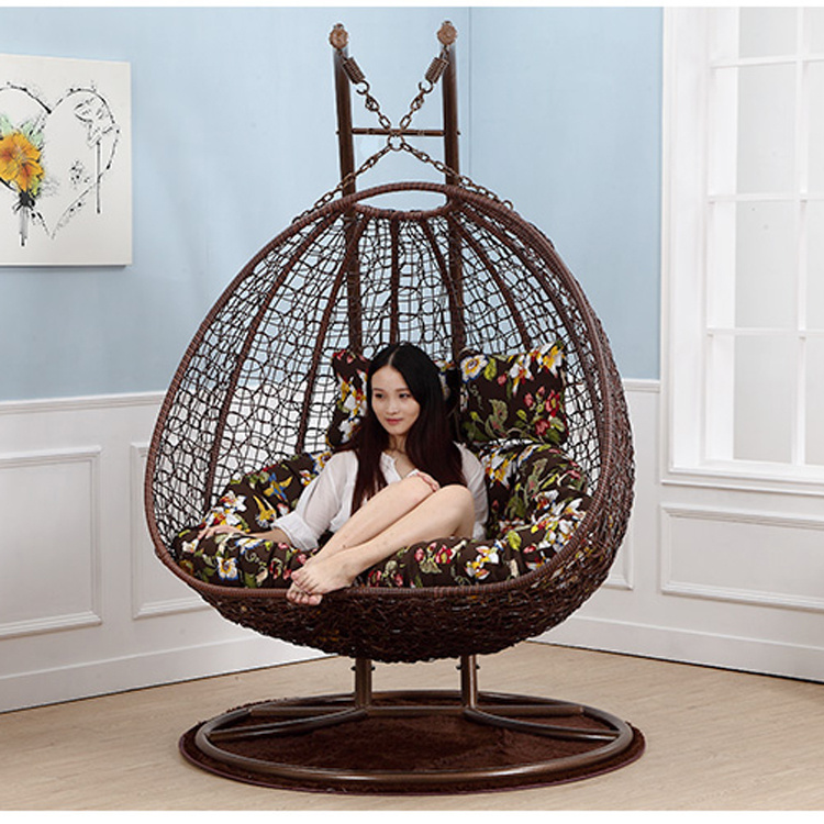 2017 New Double Swing Swing, Rattan Furniture, Rattan Basket (D151A)