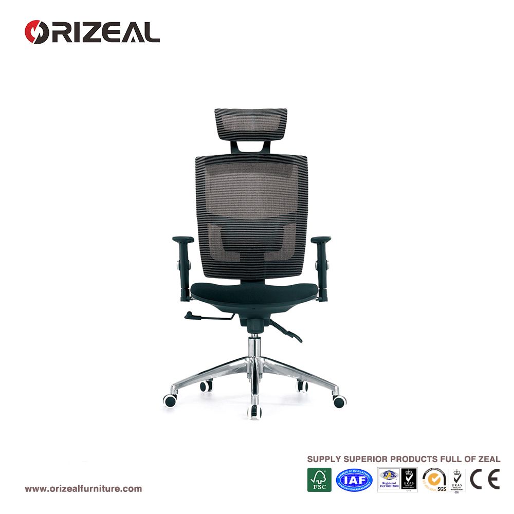 Orizeal Black Mesh Ergonomic Executive Chair with Lumbar Support (OZ-OCM005A)