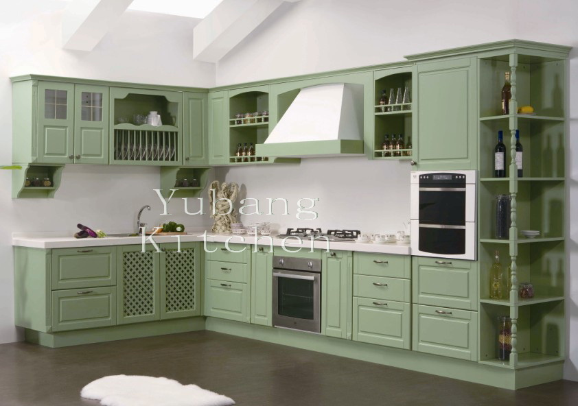 Solid Wood Kitchen Cabinet #141