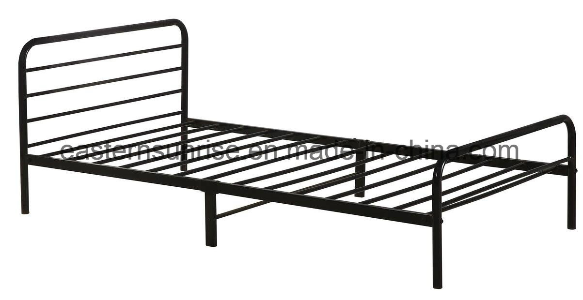 Cheap Metal Steel Iron Single Bed Fo Adults
