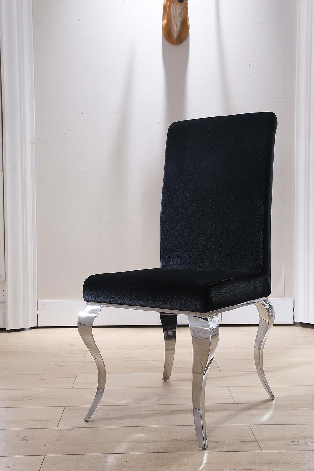 Black Fabric Simple Design Dining Table for Restaurant