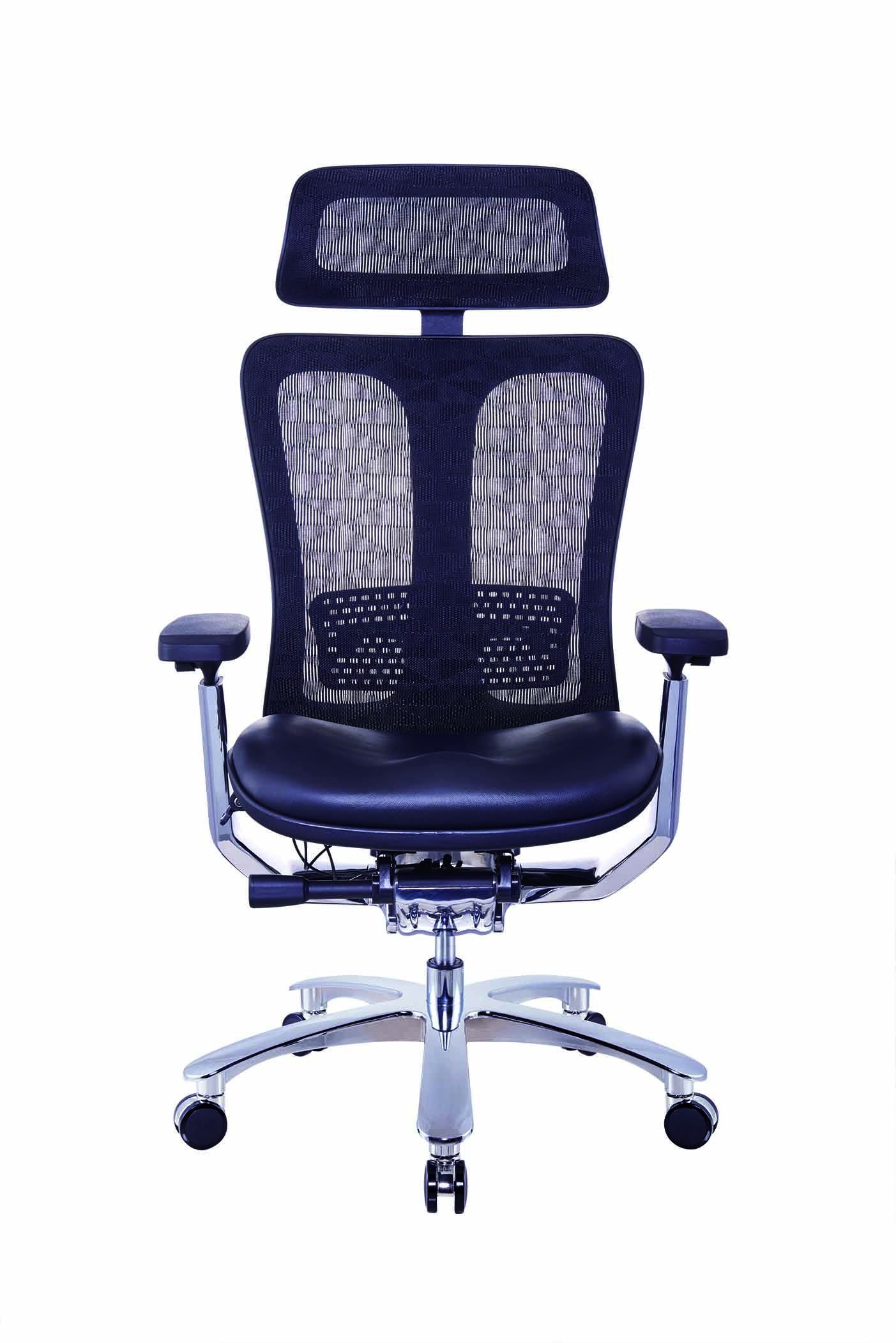 High End Leather Seat 300lb Office Director Chair