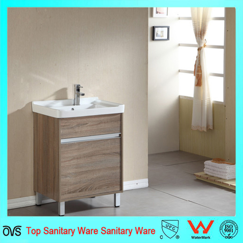 Multi-Layer Solid Wood Bathroom Cabinet
