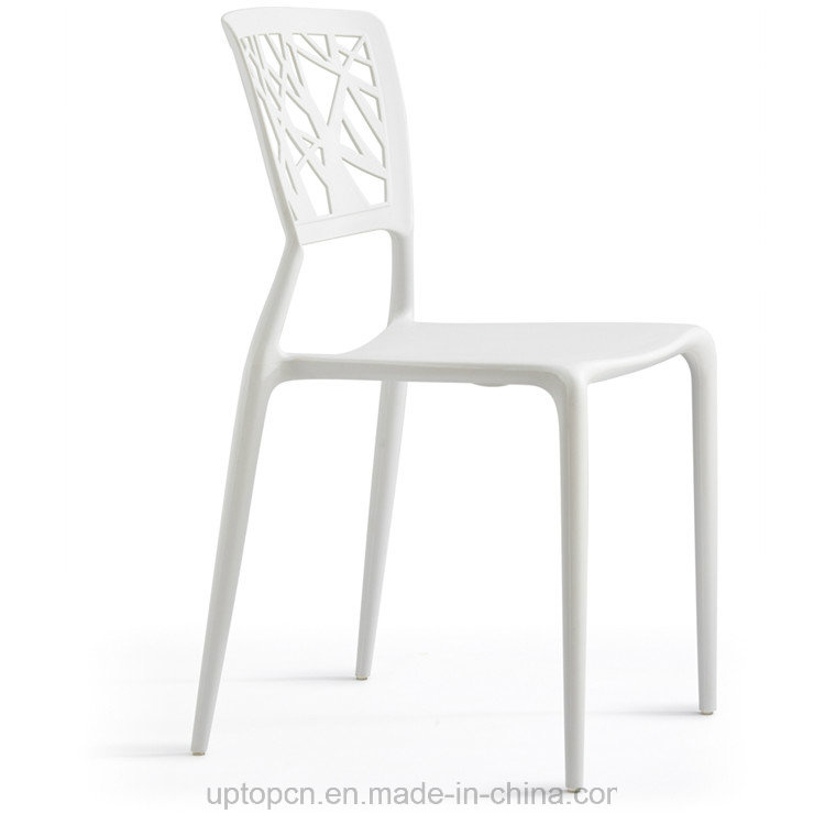 Popular White Plastic Cafe Dining Chair (SP-UC395)
