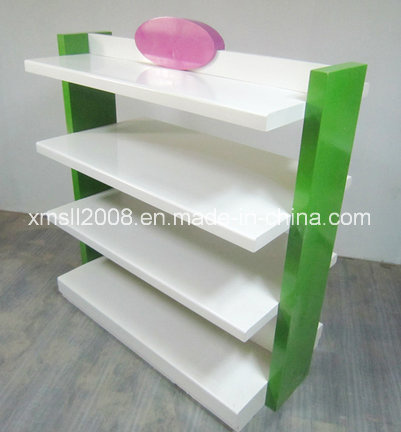 Fashion Wood Display Gondola Shelf Rack Store Display (BDS-015)