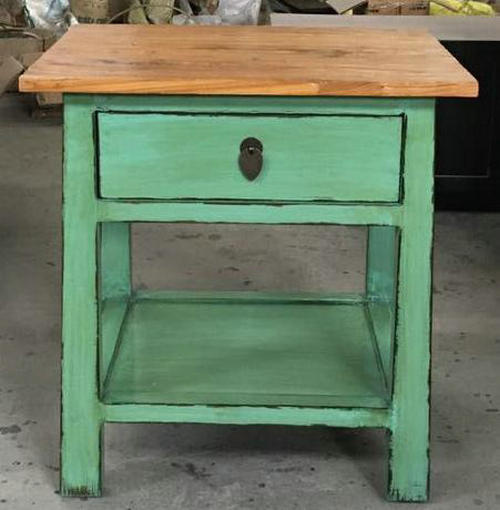 Chinese Antique Reproduction Elm Wood Top Table Lwd403-2