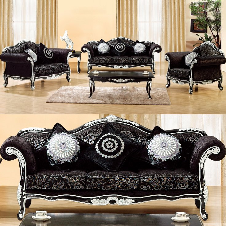 Sofa Set with Table for Living Room Furniture (650B)