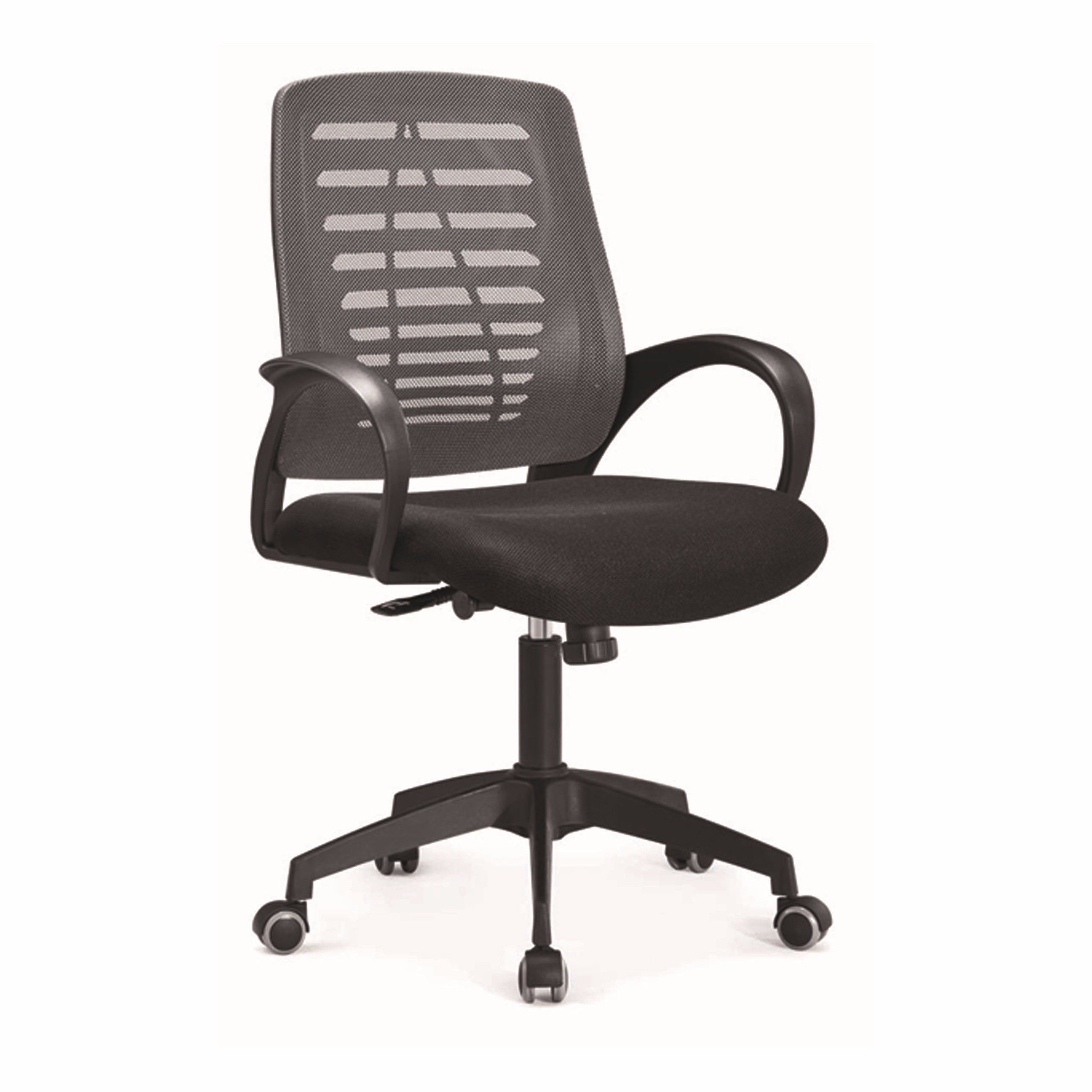 MID Back Ventilate Durable Mesh Fabric Metal Swivel Executive Chair